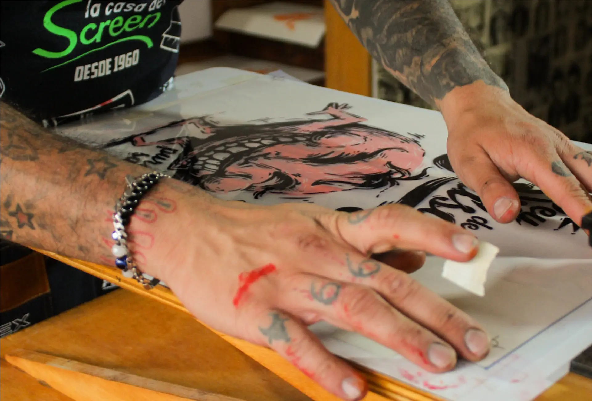 ARTE O DISEÑO PARA O EN SERIGRAFIA