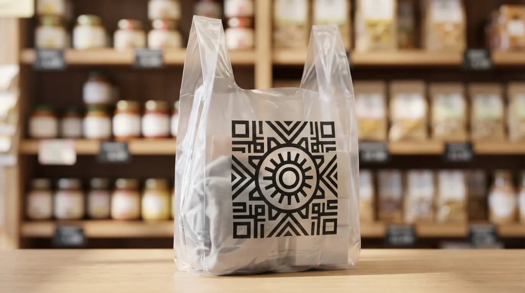BOLSA PLASTICA ESTAMPADA EN SERIGRAFIA - LA CASA DEL SCREEN