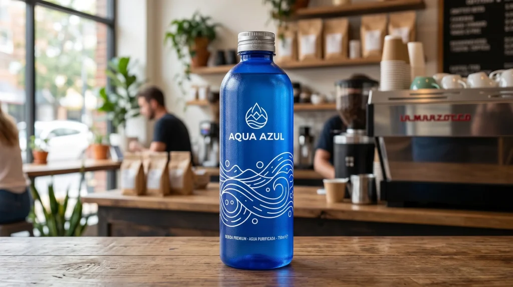 BOTELLA DE PLASTICO ESTAMPADA EN SERIGRAFIA - LA CASA DEL SCREEN